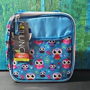 FREE GIFT....WITH PURCHASE Colorful Owl Print Kids Lunch Bag